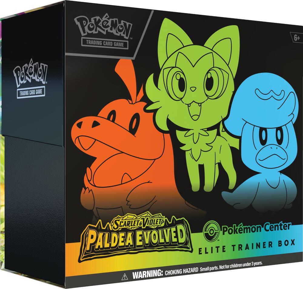 Paldea Evolved Pokemon Center Elite Trainer Box (Exclusive) card from SV02: Paldea Evolved