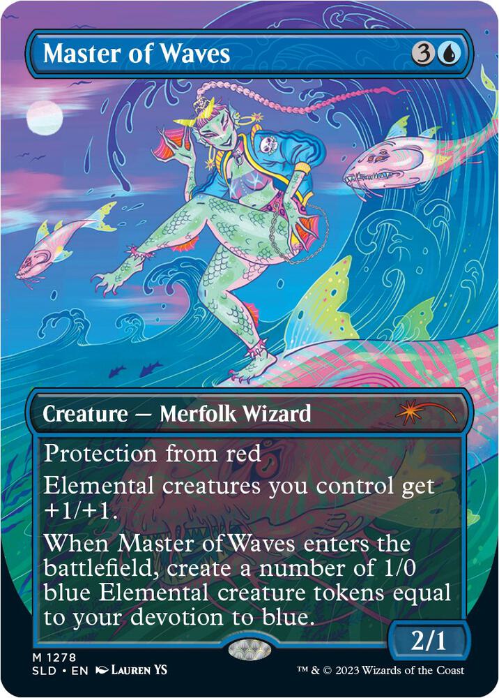 Master of Waves 1278 card from Secret Lair Drop Series
