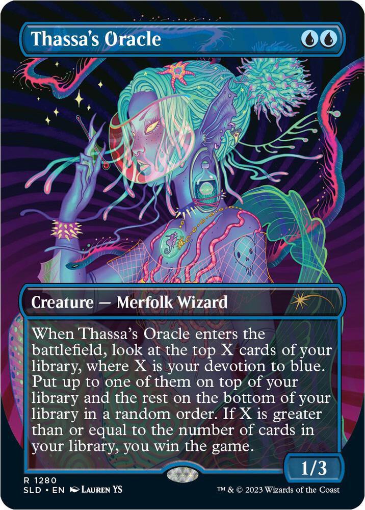 Thassa's Oracle 1280 card from Secret Lair Drop Series