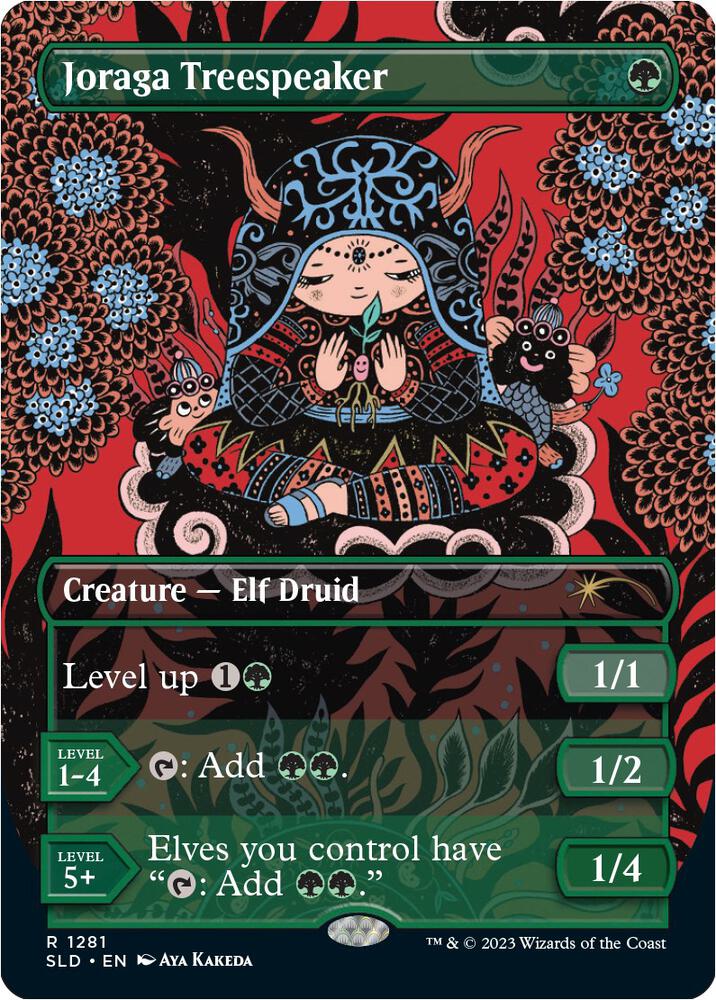 Joraga Treespeaker 1281 card from Secret Lair Drop Series