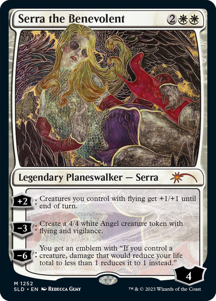 Serra the Benevolent 1252 card from Secret Lair Drop Series