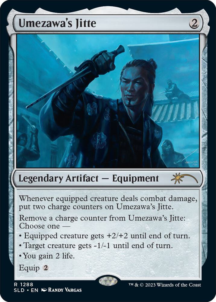 Umezawa's Jitte 1288 card from Secret Lair Drop Series
