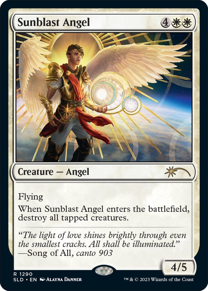 Sunblast Angel 1290 card from Secret Lair Drop Series