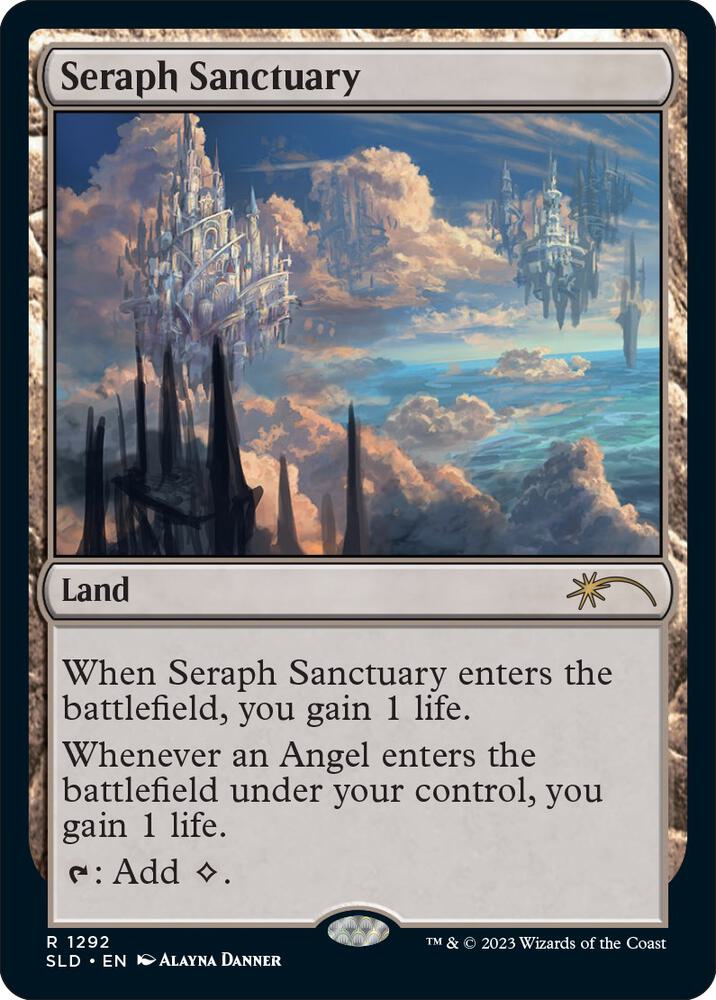 Seraph Sanctuary 1292 card from Secret Lair Drop Series