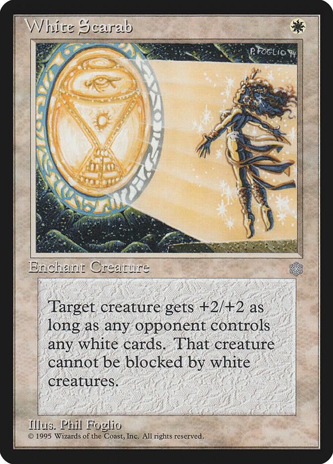 White Scarab card from Ice Age