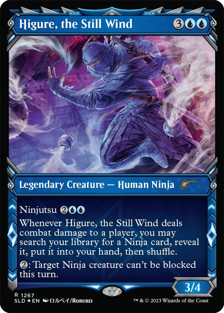 Higure, the Still Wind (Halo Foil) 1267 card from Secret Lair Drop Series