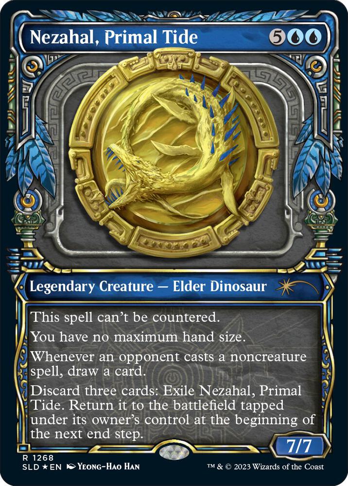 Nezahal, Primal Tide (Halo Foil) 1268 card from Secret Lair Drop Series