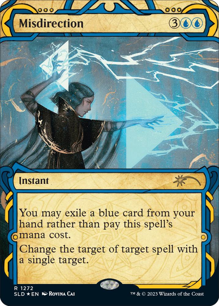Misdirection (Halo Foil) 1272 card from Secret Lair Drop Series