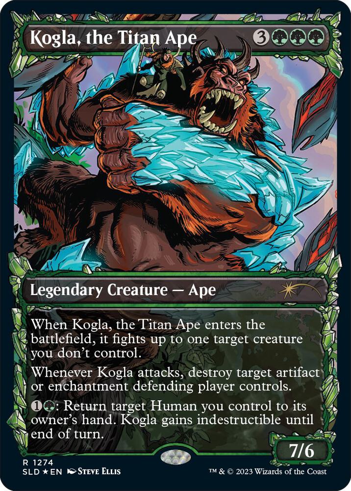 Kogla, the Titan Ape (Halo Foil) 1274 card from Secret Lair Drop Series