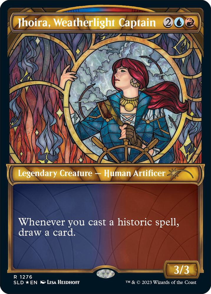Jhoira, Weatherlight Captain (Halo Foil) 1276 card from Secret Lair Drop Series