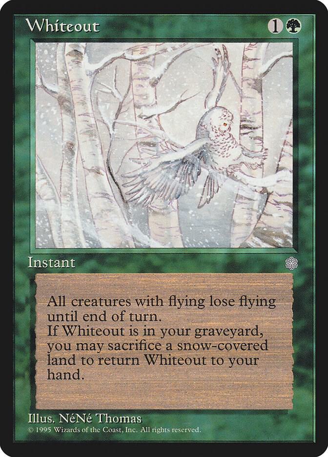 Whiteout card from Ice Age