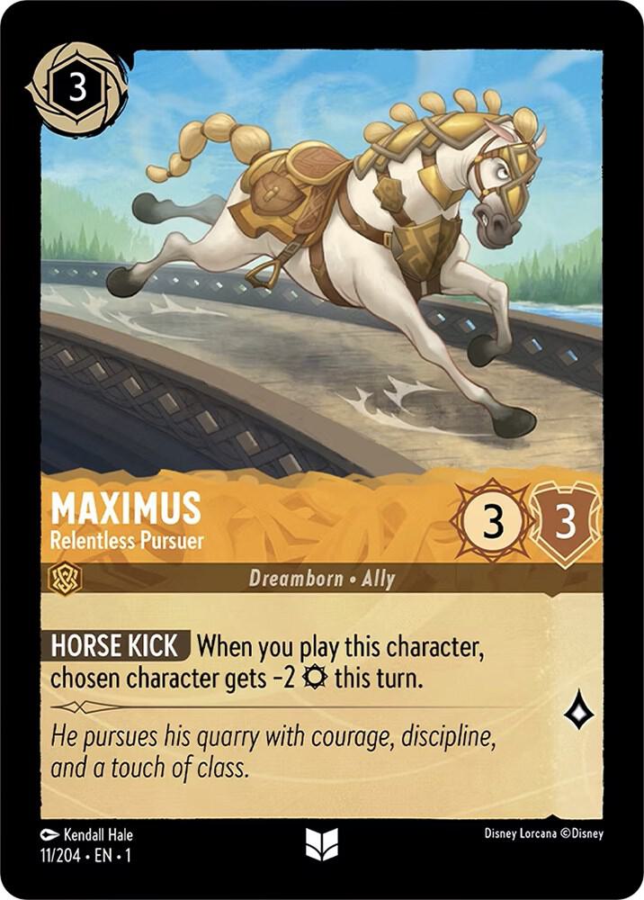 Maximus - Relentless Pursuer 11/204 card from The First Chapter