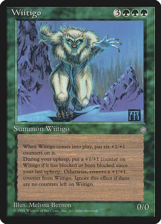 Wiitigo card from Ice Age
