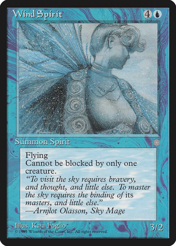 Wind Spirit card from Ice Age