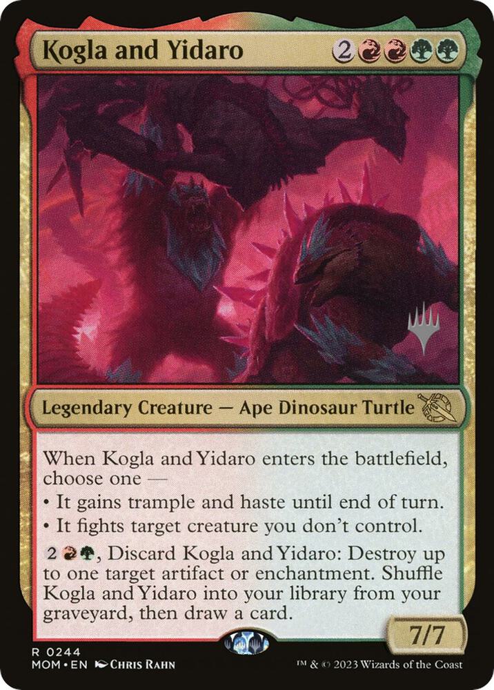 Kogla and Yidaro 244 card from Promo Pack: March of the Machine
