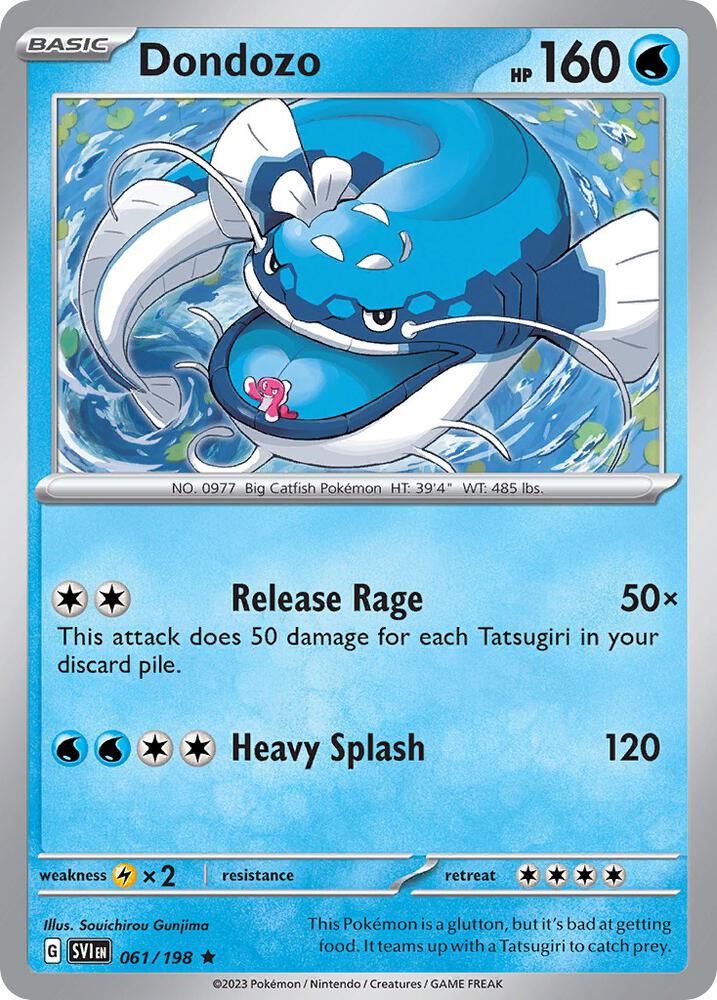 Dondozo 061/198 card from Deck Exclusives