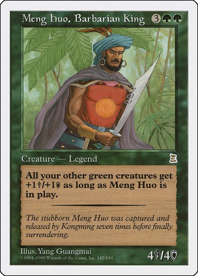 Meng Huo, Barbarian King 142 card from Portal Three Kingdoms