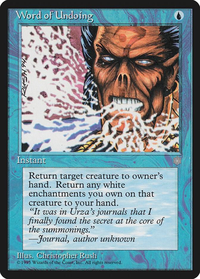Word of Undoing card from Ice Age