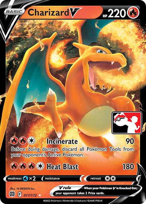 Charizard V (Prize Pack Series 2) 017/172 card from Prize Pack Series Cards
