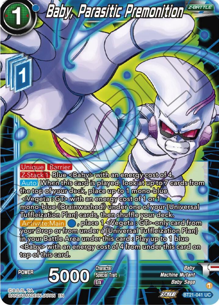 Baby, Parasitic Premonition BT21-041 card from Wild Resurgence