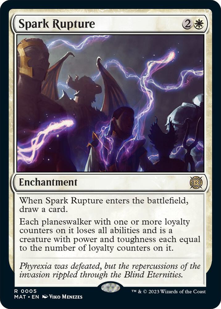 Spark Rupture 5 card from March of the Machine: The Aftermath
