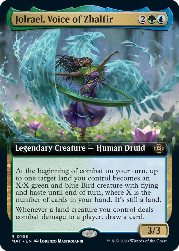 Jolrael, Voice of Zhalfir (Extended Art) 168 card from March of the Machine: The Aftermath
