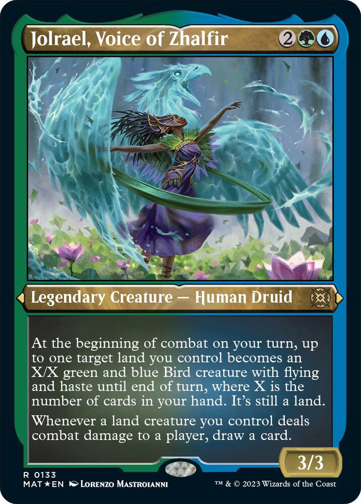 Jolrael, Voice of Zhalfir (Foil Etched) 133 card from March of the Machine: The Aftermath