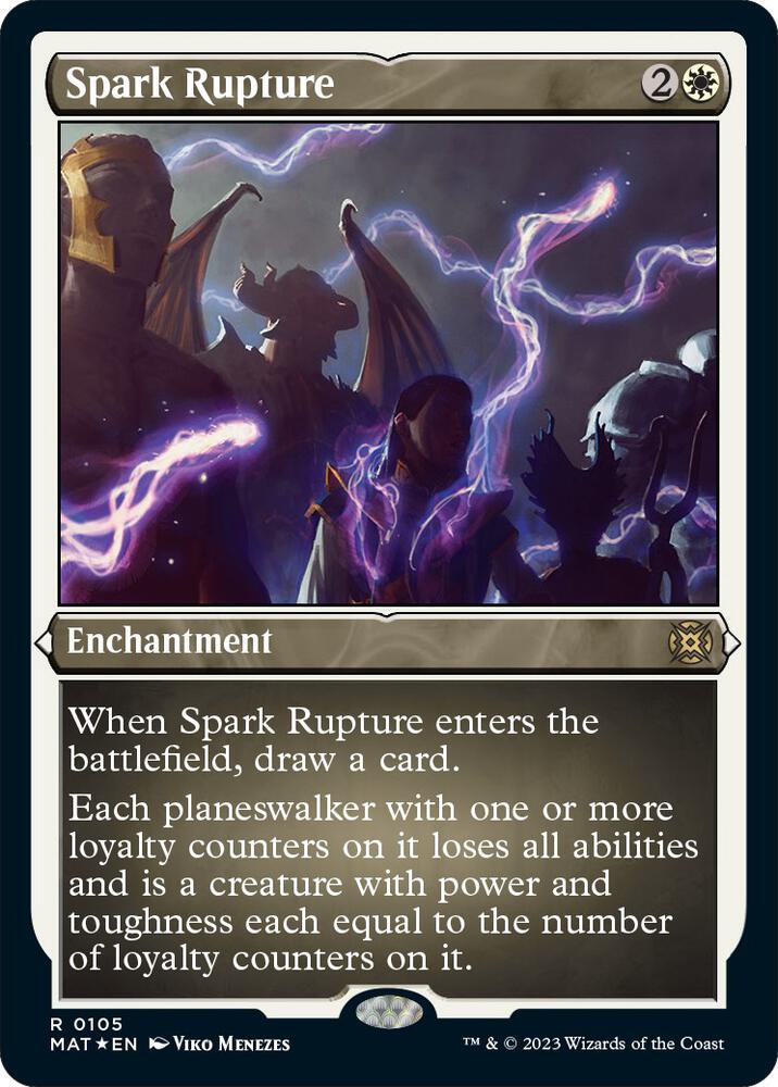 Spark Rupture (Foil Etched) 105 card from March of the Machine: The Aftermath