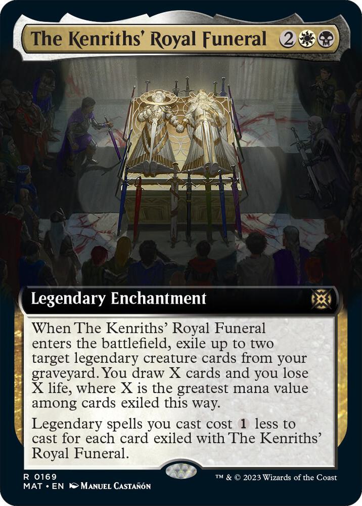 The Kenriths' Royal Funeral (Extended Art) 169 card from March of the Machine: The Aftermath