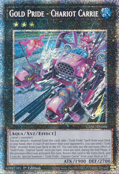 Gold Pride - Chariot Carrie (Starlight Rare) CYAC-EN088 card from Cyberstorm Access