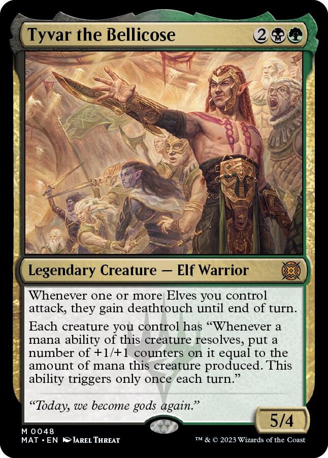 Tyvar the Bellicose 48 card from March of the Machine: The Aftermath