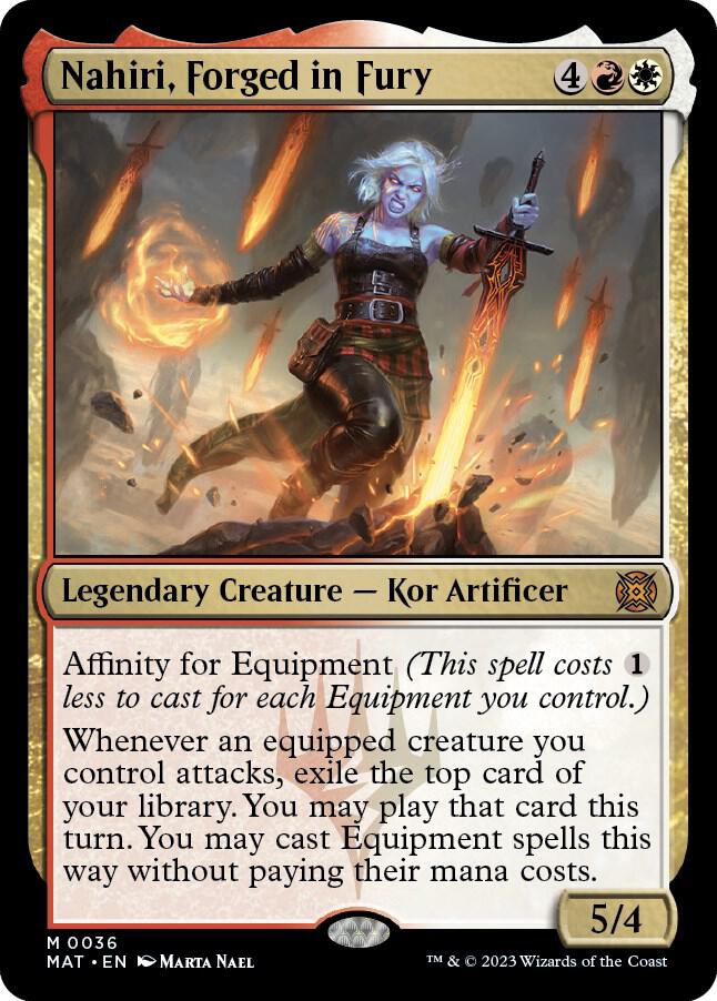 Nahiri, Forged in Fury 36 card from March of the Machine: The Aftermath