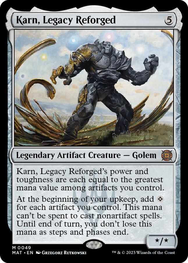 Karn, Legacy Reforged 49 card from March of the Machine: The Aftermath