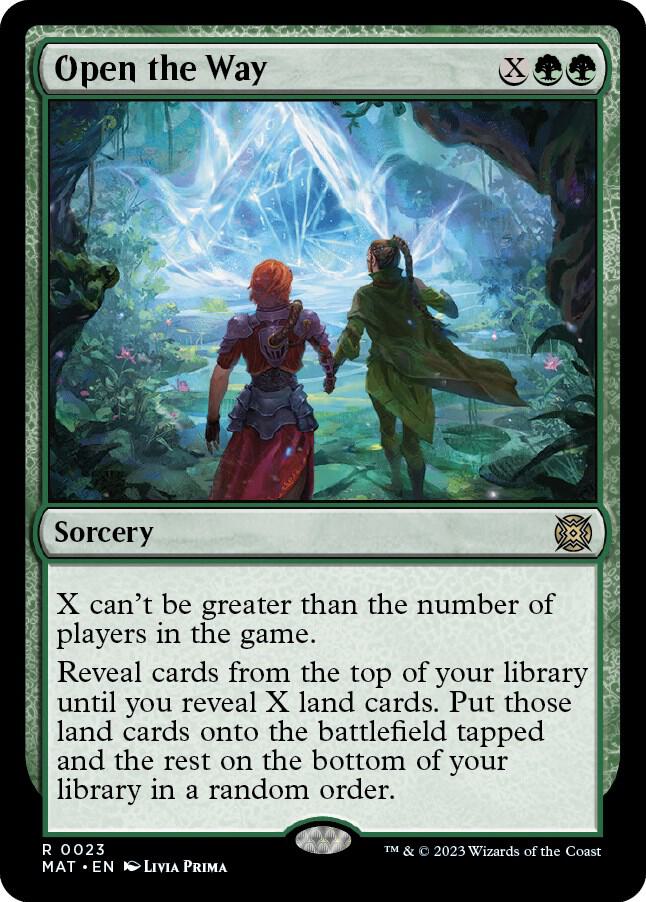 Open the Way 23 card from March of the Machine: The Aftermath
