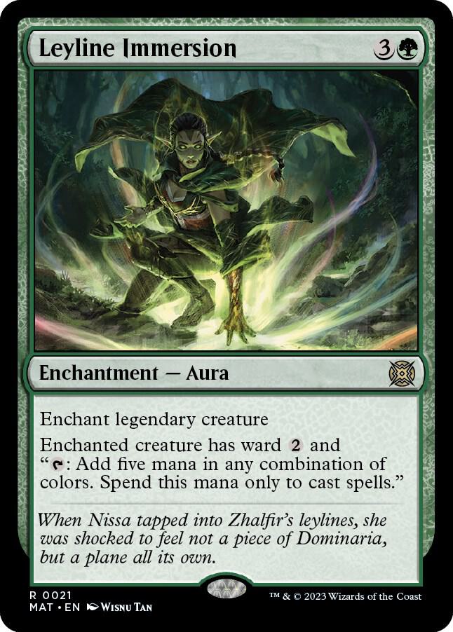 Leyline Immersion 21 card from March of the Machine: The Aftermath