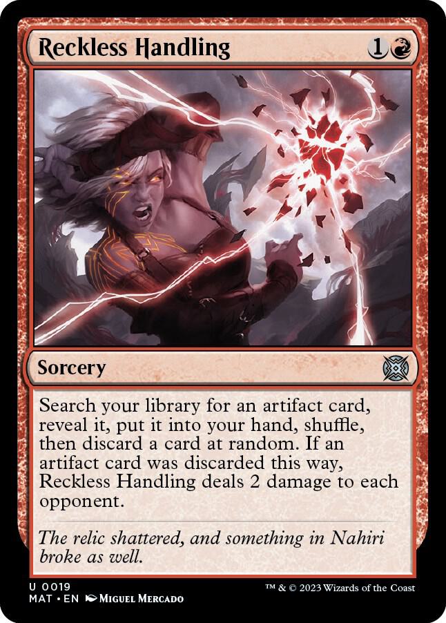Reckless Handling 19 card from March of the Machine: The Aftermath
