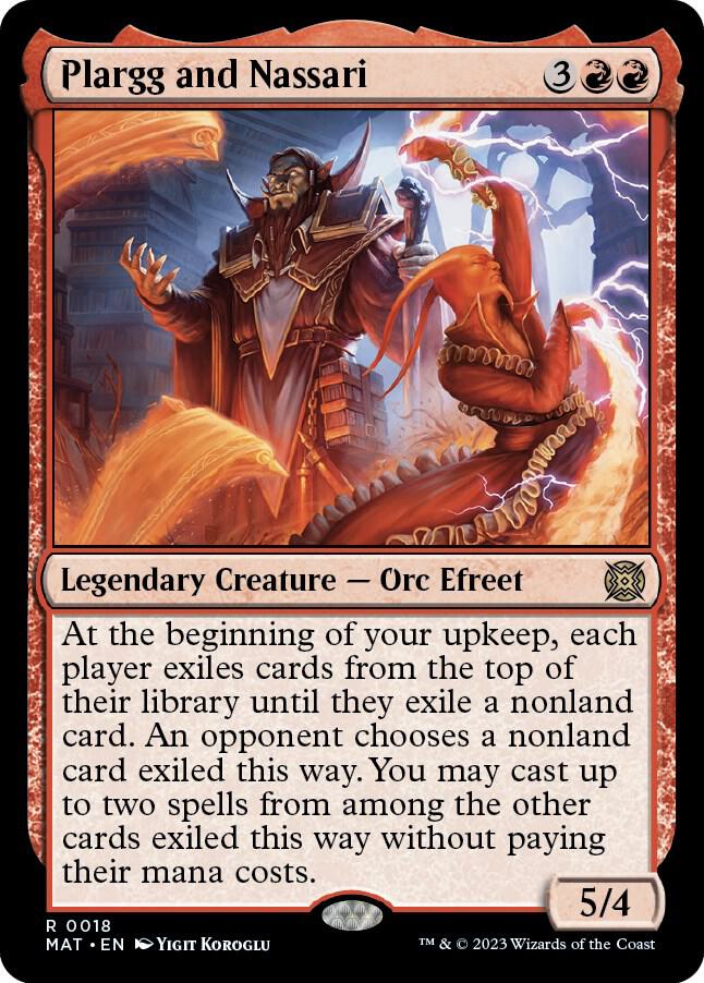Plargg and Nassari 18 card from March of the Machine: The Aftermath
