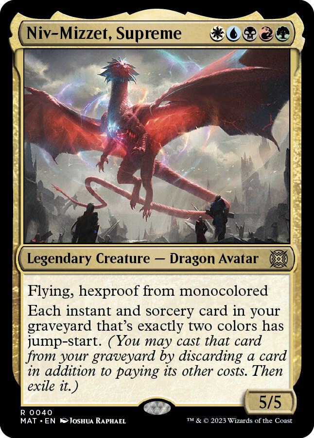 Niv-Mizzet, Supreme 40 card from March of the Machine: The Aftermath