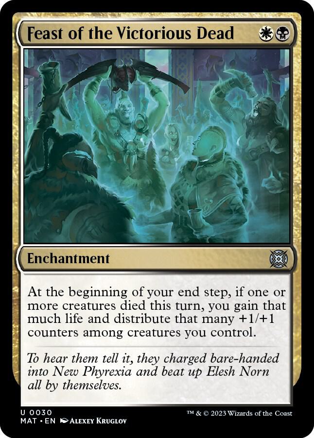 Feast of the Victorious Dead 30 card from March of the Machine: The Aftermath