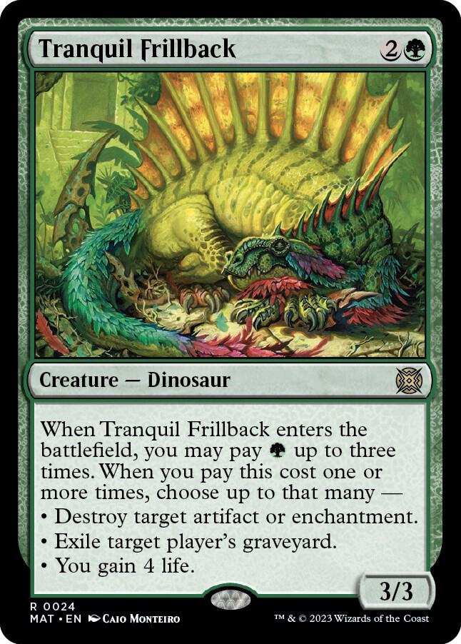 Tranquil Frillback 24 card from March of the Machine: The Aftermath