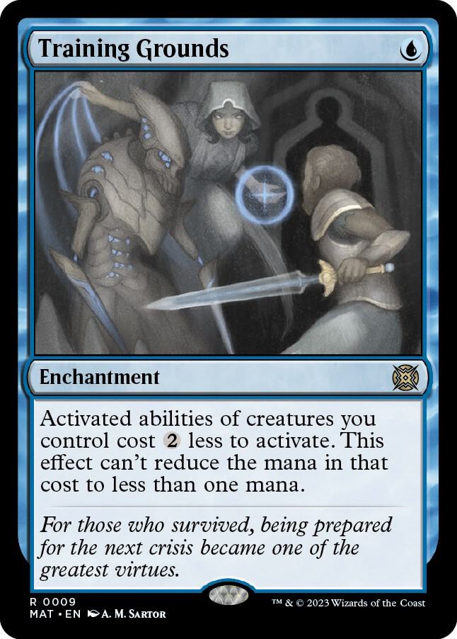 Training Grounds 9 card from March of the Machine: The Aftermath