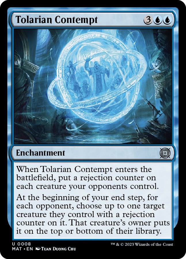 Tolarian Contempt 8 card from March of the Machine: The Aftermath