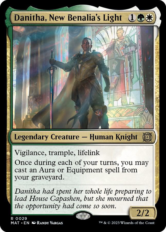 Danitha, New Benalia's Light 29 card from March of the Machine: The Aftermath
