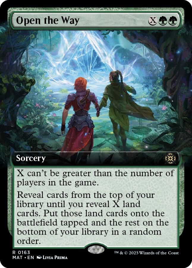 Open the Way (Extended Art) 163 card from March of the Machine: The Aftermath