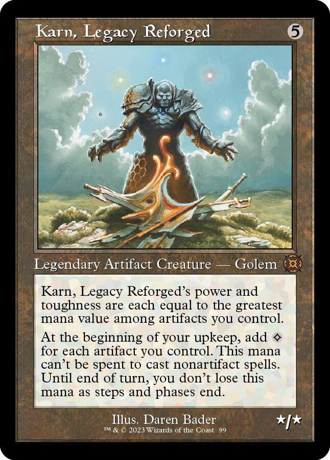 Karn, Legacy Reforged (Retro Frame) 99 card from March of the Machine: The Aftermath