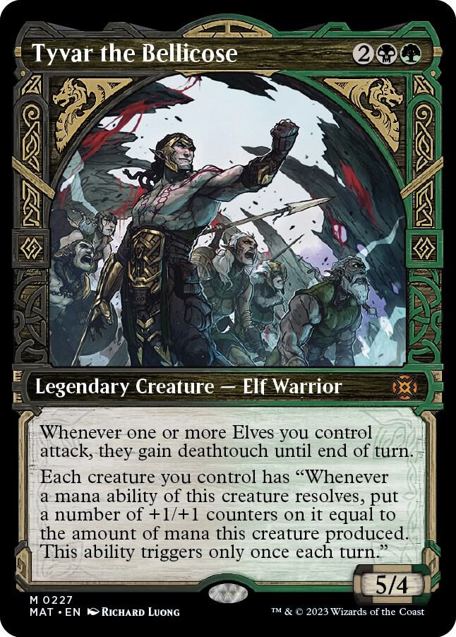 Tyvar the Bellicose (Halo Foil) 227 card from March of the Machine: The Aftermath