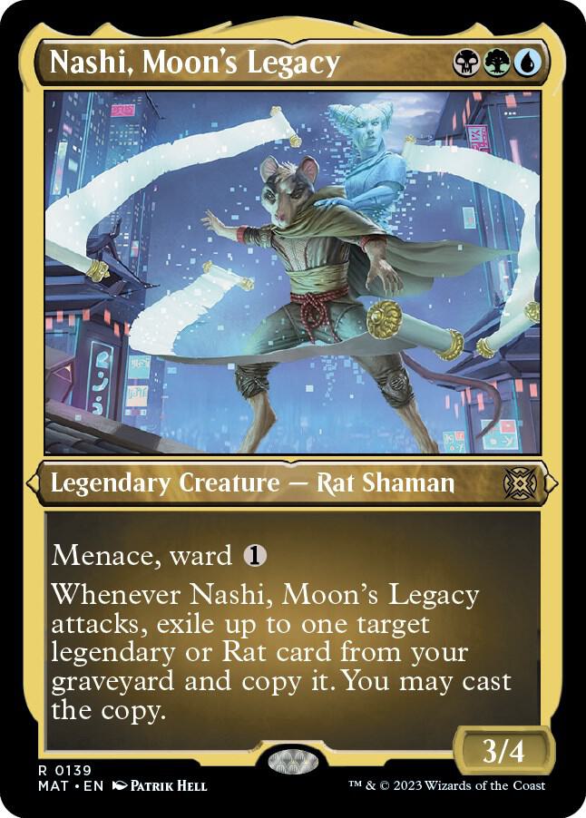 Nashi, Moon's Legacy (Foil Etched) 139 card from March of the Machine: The Aftermath
