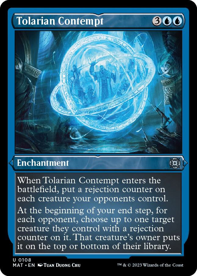 Tolarian Contempt (Foil Etched) 108 card from March of the Machine: The Aftermath