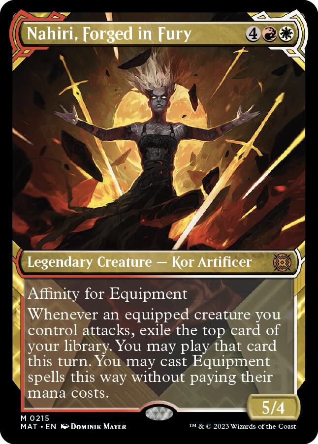 Nahiri, Forged in Fury (Halo Foil) 215 card from March of the Machine: The Aftermath