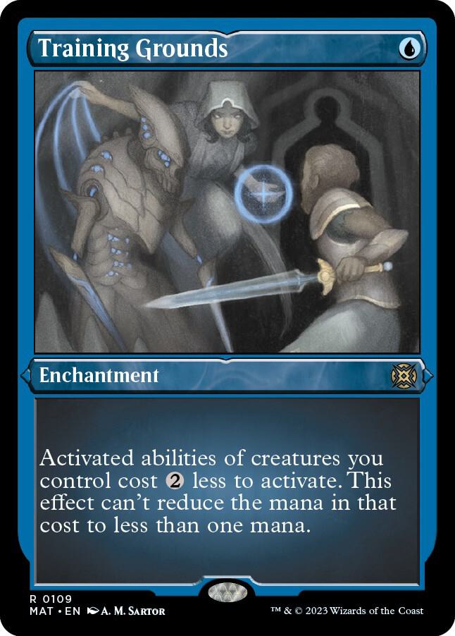 Training Grounds (Foil Etched) 109 card from March of the Machine: The Aftermath